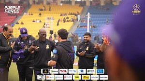 125K views · 10K reactions | Truly a special moment for our Gladiators as they receive the purple cap 梨 Do well boys!  #PurpleForce #PZvQG #HBLPSL9 | Quetta Gladiators | Facebook