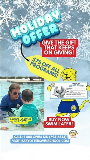 Why Swim Lessons Are the Best Gift for Kids in 2026 | Baby Otter Swim School