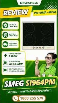 Smeg Victoria SI964PM: A Luxurious, Vintage, and Refined 7,400W Induction Cooktop