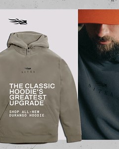 The new Durango Hoodie boasts enhanced stretch and weather-resistance for living without limits. | SITKA Gear