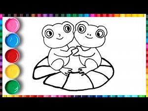 How to Draw a Frog 🐸 | Easy Step-by-Step Drawing for Kids