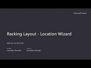 D365 Location Setup Wizard