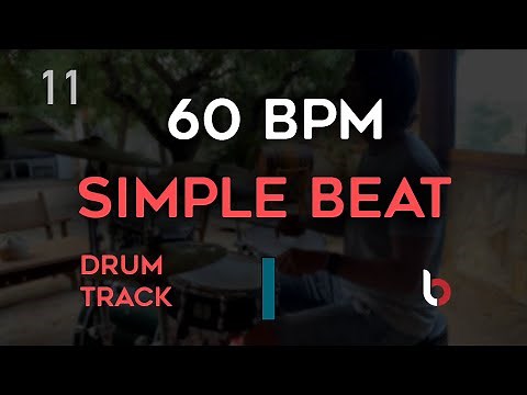 60 BPM Drum Beat - Simple Straight