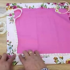 Easy Napkin Corner Making. | Knitting Therapy