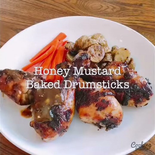 Honey Mustard Baked Chicken Drumsticks