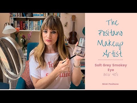 OVER 40's MAKEUP: How to do a Soft Grey Smokey Eye
