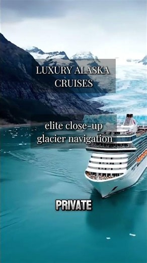 The Best Luxury Alaska Cruises 🇺🇸 #shorts