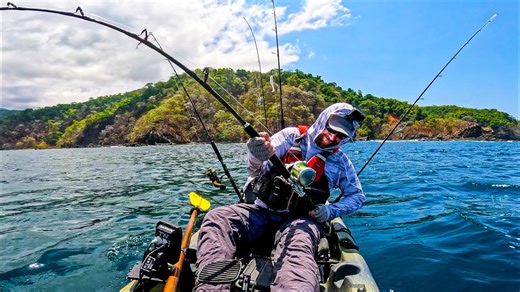 Kayak Fisherman Gets Towed Miles Offshore by a Massive Fish