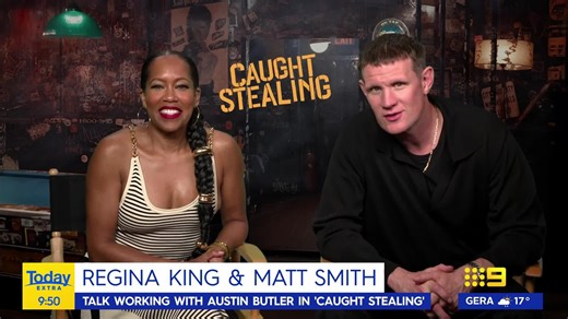 5.3K views · 36 reactions | Matt Smith and Regina King join an all-star cast in the new action-comedy 'Caught Stealing', and Dickie caught up with them both to hear all about it.  #9Today | WATCH LIVE 5.30am | TODAY | Facebook