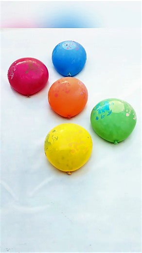 Watch These Balloons Burst Into Pure Rainbow Color Chaos #balloon #game