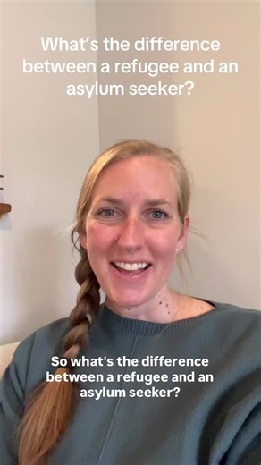 What’s the difference between a refugee and an asylum seeker? ##refugeeswelcome #refugeefostercare #refugeesupport #immigration