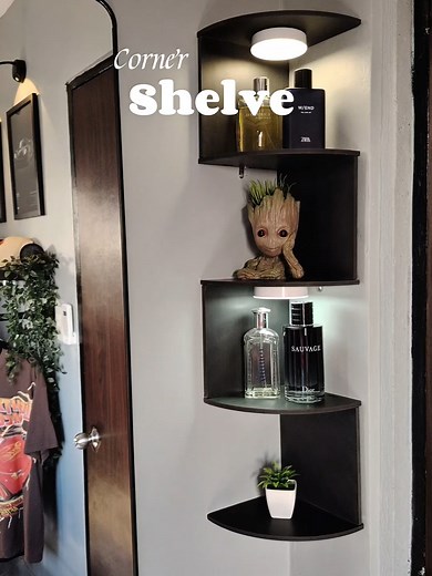Creative Corner Shelf Ideas for Room Decoration
