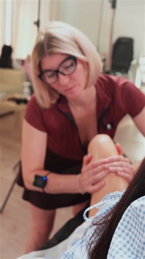 Knee & Upper Calf Massage for Tension Relief 🦵 Deep Kneading ✨ #massage #legmassage