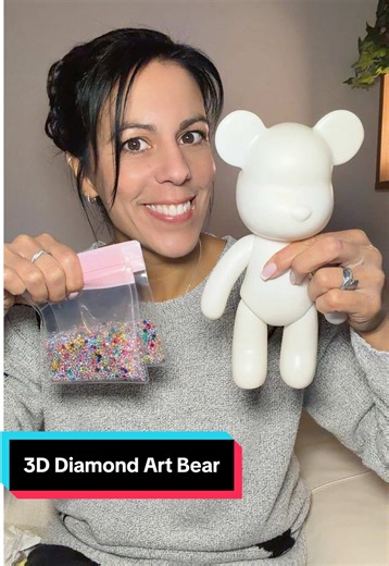 Sparkle, Relax & Create - All in One! ... Unwind and get creative with this 3D Diamond Art Bear Kit, a perfect activity for both kids and adults. Decorate your bear figure using shimmering resin diamonds and watch it transform into a sparkling masterpiece. Ideal for crafting, gifting, or displaying as a cute room decoration — this DIY set makes relaxation creative and fun. Key Features • DIY Diamond Art Kit - Add sparkling resin gems to create your own 3D art bear. • Creative & Relaxing Activity