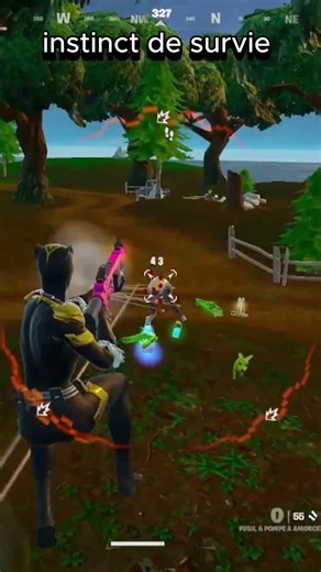 instinct de survie !! #fortnite #viral #gaming #shorts