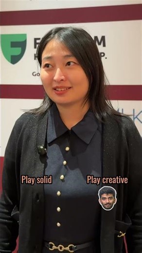 🔥 Rapid-fire questions with World Champions 🇮🇳 Gukesh D and 🇨🇳 Ju Wenjun⚡