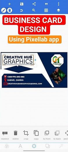 How to Design a Professional Business Card #graphicdesign #flyerdesign#creativehubgraphics