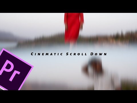 Cinematic Scroll Down Transition Premiere Pro