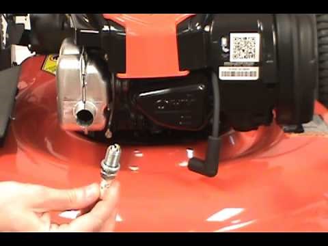 Replacing the Spark Plug - Husqvarna Lawn Mower