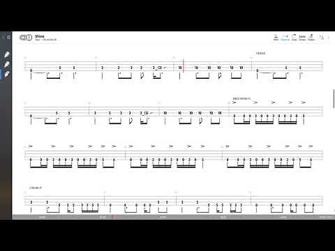 Collective Soul - Shine (BASS TAB PLAY ALONG)