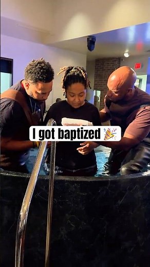 I got Baptized 🎉🎉 #theperrys #baptism #jesuschrist