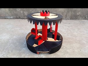 Electric Carousel || How to make a moving carousel model || Amusement Park || Mr.v Amazing