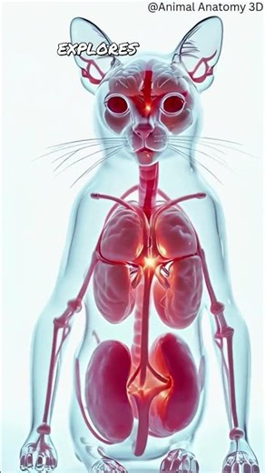 Cat Endocrine System Explained | 3D Feline Hormone Regulation (Educational Animation)