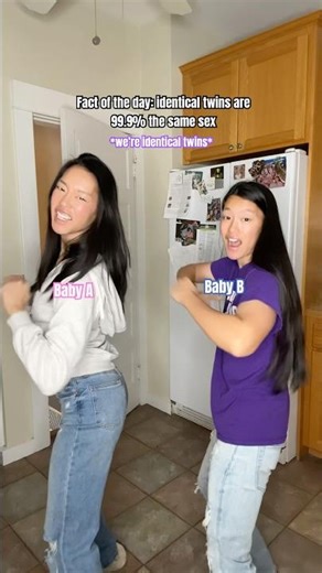 Are identical twins basically human clones? 🧬 #identicaltwins #science #mindblown