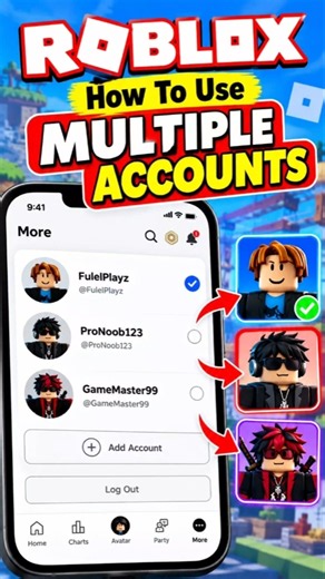 How To Use Multiple Accounts on Roblox