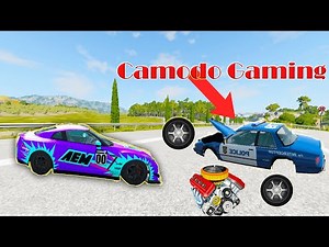 Camodo STRIPS his car COMPLETELY to CHASE ME! | Beam NG Drive Gameplay