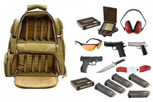 Explorer Tactical Heavy Duty Range Backpack With Adjustable Compartments R4 OD Green