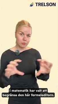 Viktigt att veta när eleverna övar på MathType i Trelson inför DNP