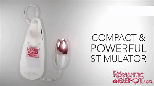 Pocket Exotics Classic Silver Bullet Vibrator with Remote Control