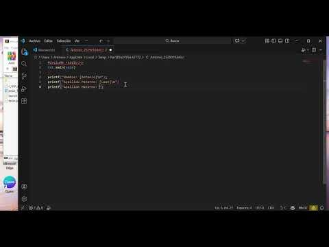 MI PRIMER PROGRAMA C