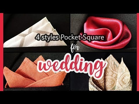 How to fold a pocket square for wedding ./pocket square fold. || CHIRA tips ||