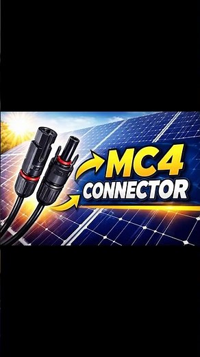MC4 Connector Kya Hota Hai? | Solar MC4 Wiring & Connection Full Guide ⚡
