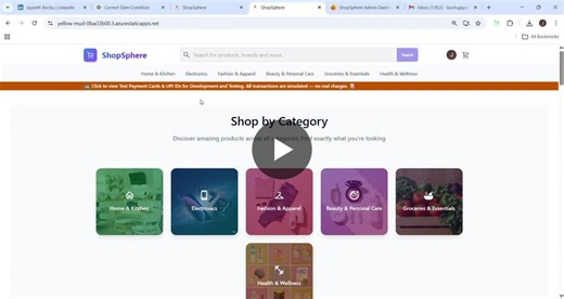 Full-Stack E-Commerce Platform Built with React, .NET, Azure | Jayanth Bochu posted on the topic | LinkedIn
