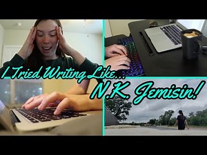 I TRIED WRITING LIKE...N.K. JEMISIN! // a writing vlog & experiment