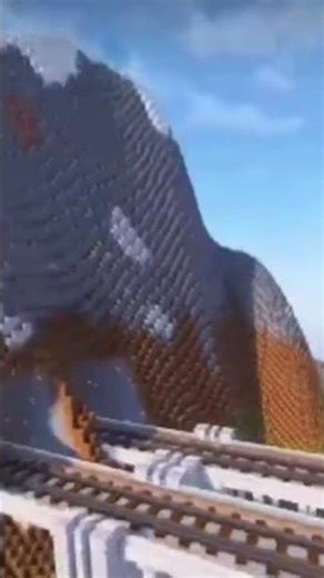 Minecraft: Modern train bridge