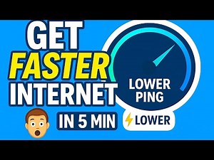 Best way to lower your ping in games in 5 minutes 2025!!! (Low ping and latency increase speed)
