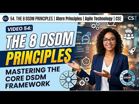 54. The 8 DSDM Principles | Atern Principles | Agile Technology | CSE