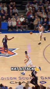 1.4M views · 10K reactions | KAT throws it down WITH AUTHORITY off the drop step!  LAC-NYK • LIVE on NBA League Pass | NBA | Facebook