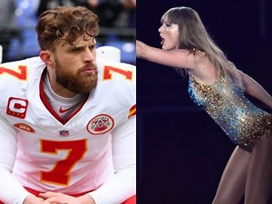"I wouldn’t say I’m a Swiftie!" Chiefs kicker Harrison Butker shares his BOLD opinion of Travis Kelce's girlfriend Taylor Swift