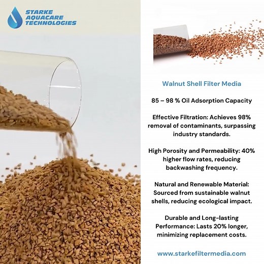 Walnut Shell Filter Media #filtermedia