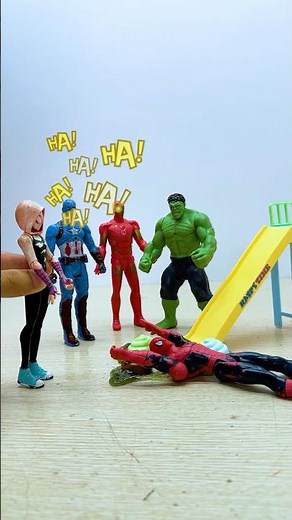 Satisfied with Unboxing Spiderman stepping on poop | Marvel toys