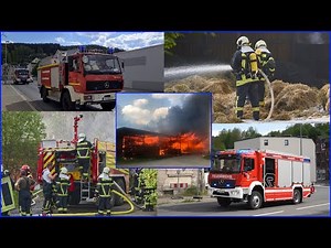 [GROẞBRAND im VOGTLAND] 7 Feuerwehren! | FF Markneukirchen, Auerbach & Klingenthal | Einsatzfahrten