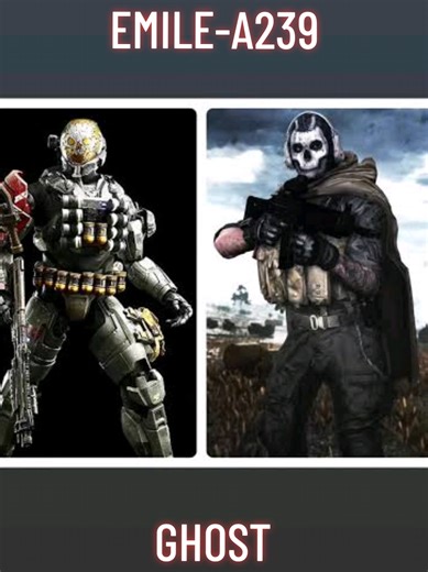 Emile A-239 y Ghost en Call of Duty: Halo