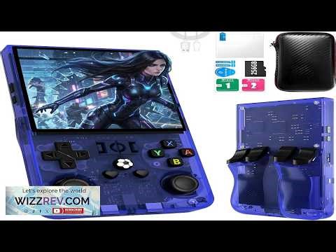 R36MAX Handheld Game Console 40000+ Games Retro Gaming Console 256GB TF Card