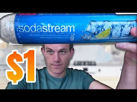 DIY $1 SodaStream Cylinder Refills
