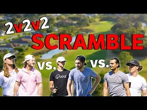 Our First 2v2v2 Golf Scramble | Good Good